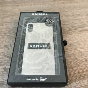 * новый товар * очень популярный * iPhone X / XS соответствует iPhone кейс iPhone кейс популярный бренд KANGOL задняя сторона модель! бесплатная доставка! серебряный 