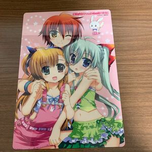 非売品 魔法少女リリカルなのはViVid　リリカルマジカル下敷き　コンプエース2010年8月号付録　両面タイプ　美少女　レア　レトロ