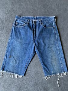 70s Levi's 505 カットオフ W36 ショーツ vintage 66 後期 リーバイス ビンテージ クロカン 42TALON 501