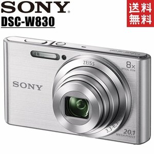 ソニー SONY Cyber-shot DSC-W830 サイバーショット シルバー コンパクトデジタルカメラ コンデジ カメラ 中古