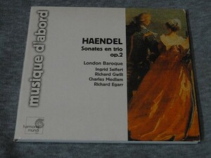 CD ロンドン・バロック ヘンデル トリオ・ソナタ Op. 2 Handel: Sonates en trio Op 2 / London Baroque