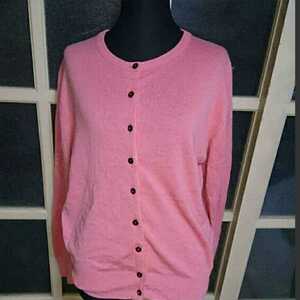  Benetton pink cardigan 