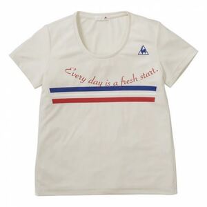 ルコック Tシャツ レディース オフホワイト ドライ