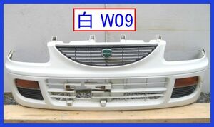 7931 ミラ L500S フロントバンパー W09 白 52119-87238 ミラモデルノ ミラバン L510S L500V L510V 後期 中古