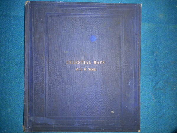 即決　アンティーク、天文、天体、月、惑星、星座早見盤、版画、1862年『ノリエ星図帳』Star map, Planisphere, Celestial atlas