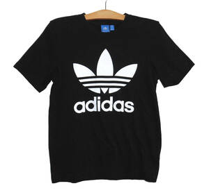 美品 adidas Originals アディダスオリジナルス ビッグトレフォイル 半袖 Tシャツ S 黒