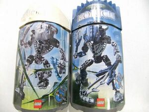 sC21 Lego Bionicle 2 point set #8737to-anokama* horn tika+#8741to-anju* horn tika