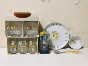 * hamster goods * glass * tableware gala spade * desert cup * light cup * curry plate 4 collection set unused . close 