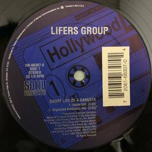 OLD MIDDLE 放出中 / US ORIGINAL / LIFERS GROUP / SHORT LIFE OF A GANGSTA / ORGANIZED CONFUSION MIX / ONE LIFE TO LIVE / 1993HIPHOP