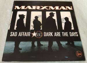 OLD MIDDLE 放出中 / UK ORIGINAL / MARXMAN / SAD AFFAIR / DARK ARE THE DAYS / 1992 UK HIPHOP