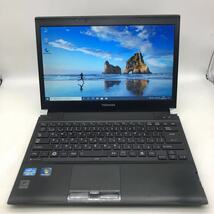 全店１円～ office/Win10/東芝 dynabook R732/F/第二世代 Core i3/メモリ4GB/320GB/13.3インチ/無線LAN_画像1