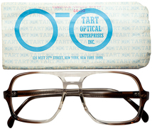 CHIC&UNIQUEルック超RAERモデル1960s-70sデッドUSA製オリジナル TART OPTICAL タートオプティカル タート COMSTOCK size54/20 QUARRY BROWN_画像1