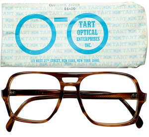 超マニアック&NERDルック SUPER RAREモデル 1960s-70sデッドUSA製オリジナル TART OPTICAL タートオプティカル COMSTOCK size54/20 AMBER