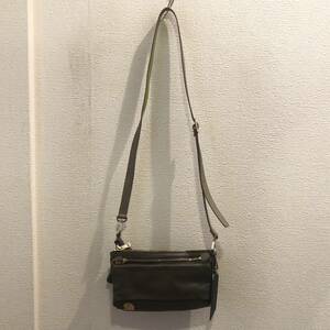 e-ti- M J ADMJ leather shoulder bag / shop card attaching /2WAY/ clutch / accessory sowadumadomowazeru