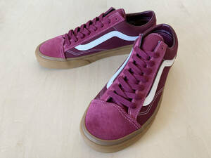 29cm バンズ スタイル36 VANS STYLE 36 (GUM) BEET RED/PORT ROYALE US11/29cm VN0A3DZ3T65