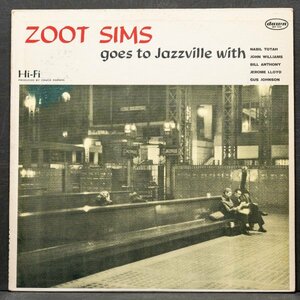 【米オリジナル】ZOOT SIMS 両溝 MONO盤 GOES TO JAZZVILLE ズートシムズ DAWN