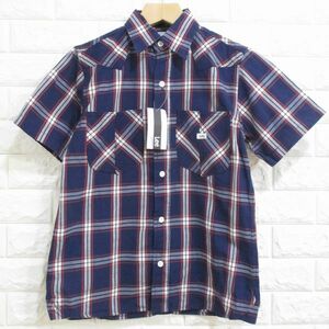 [Lee] unused!* Lee short sleeves check shirt * lady's /M