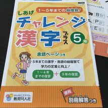 bド68 5年生 書写 書道 ペンテキスト 学習 ドリル 問題集 国語 漢字 英語 テスト 試験 勉強 小学生 テキスト 教育同人社 教材 文章問題 _画像7