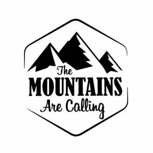 黒 ブラック/ステッカー/登山 山 アルプス アウトドア クライミング キャンプ モンベル マムート ノース パタゴニア コロンビア コールマン