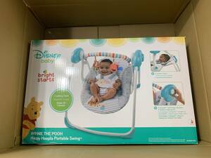 Disney baby Disney baby Winnie The Pooh * happy hoop la* portable swing 0 months ~ (11036) by Kids II* new goods unopened * free shipping 