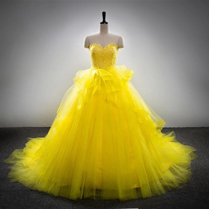  заказ платье 4 позиций комплект! цвет исправление цветное платье * цвет модификация бесплатный! Princessline * желтый цвет ( желтый ) размер заказ бесплатный 2 следующий . свадьба невеста .