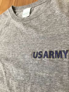 USARMY 半袖 シャツ Tシャツ S グレー ミリタリー アーミー 軍物 