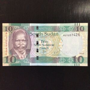 World Paper Money Южный Судан 10 фунтов [2016]