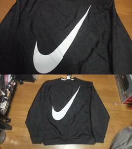 送料無料 新品 nike ナイキ ナイロン ロング Tシャツ ロンT 左肩ジッパー付