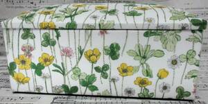 [ large 2] Liberty Josephins's Garden Josephine z* garden cloth box * gift BOX storage case . toolbox 