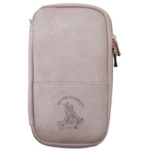 * new goods Peter Rabbit travel wallet embo spin k beige 