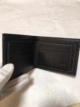 新品 メンズ 財布 カードケース ウォレット 2つ折り財布 ブラック_画像5