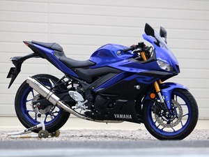 新品 WR’S 新型YZF-R25 (2BK-RG43J) フルエキ ラウンドタイプ ステンレスサイレンサー仕様 LA2255JM ダブルアールズ マフラー