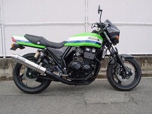 新品 WR’S ZRX400/Ⅱ ’01～ (BC-ZR400E) スリップオン ラウンドタイプ ステンレス B/O BF4407JM ダブルアールズ マフラー