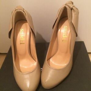 snidel 完売 リボン パンプス スナイデル