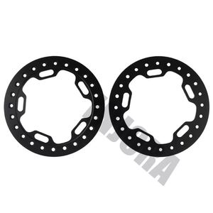 2.2インチホイールアウターリングリム1/10 アルミ合金 ブラック4枚入りAXIAL SCX10 CR-01 RC クローラー