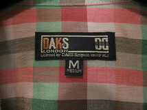 DAKS　ダックス　麻配合　オープンカラー　半袖シャツ　M_画像2