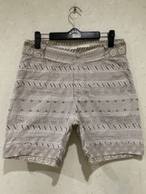 ※white mountaineering ホワイトマウンテニアリング 2011SS PL1171409 幾何学模様 ハーフ ショート パンツ 日本製 M 　　　 BJBA.D_画像2