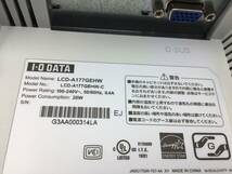 l【ジャンク】IO-DATA 17インチ スクエア液晶モニター LCD-A177GEHW アイ・オー・データ_画像10