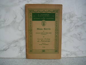 - Missa Brevis for FIVE-PART CHORUS OF MIXD VOICES G. порог двери ma-,.* иностранная книга., на английском языке надпись *