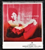 ∇ ボニーピンク BONNIE PINK 2001年 帯付 CD/ジャスト・ア・ガール Just a Girl/Thinking Of You Take Me In 眠れない夜 他全13曲収録_画像1