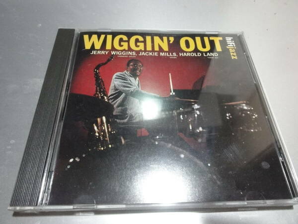 JERRY WIGGINS JACKIE MILL HAROLD TRIO　ジェラルド・ウィッジンズ　トリオ　ハロルド・ランド　 WIGGIN OUT　　国内盤