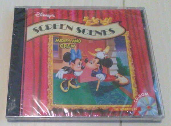 【送料込】 Disney's Mickey and Crew Screen Scenes ディズニー ミッキーマウス 未使用 日本語版ではありません