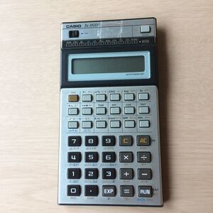 カシオの関数電卓 fx-3500P ボタン電池付き 稼働品です。 中古品です。10桁表示です。