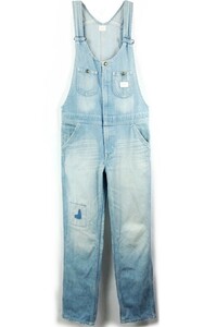 #Lee Lee / 97476 / женский / индиго USED обработка / WHIZITwijito Denim комбинезон / size S / низ 