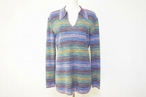 #wnc ミッソーニ MISSONI ニット セーター マルチ ボーダー レディース [630145]_画像1