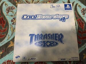 PS体験版ソフト COOL BOARDERS (クール ボーダーズ4) &THRASHER SK8（スラッシャー SK8）非売品 送料込み ウエップシステム PlayStation