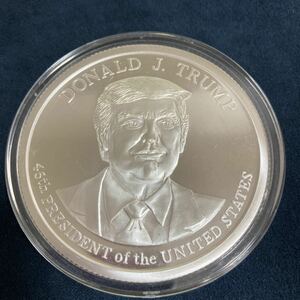 トランプ大統領 5オンス 銀貨 純銀 コイン 大型 SILVER シルバー