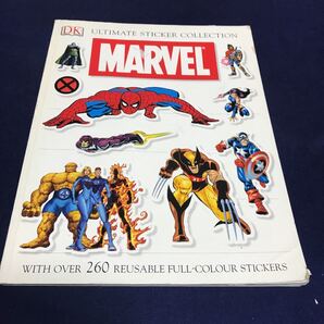 MARVEL 絵本 シール 洋書