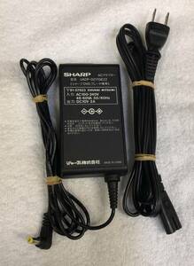 SHARP AC adaptor UADP-0217GEZZ 10V 2A