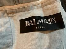 Balmain デニムジャケット　バルマン　Gジャン 着物スタイル　ライダース　サイズ　52 XL_画像4